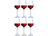 Chef & Sommelier Red Wine Glasses Sublym 350 ml - 6 Pieces