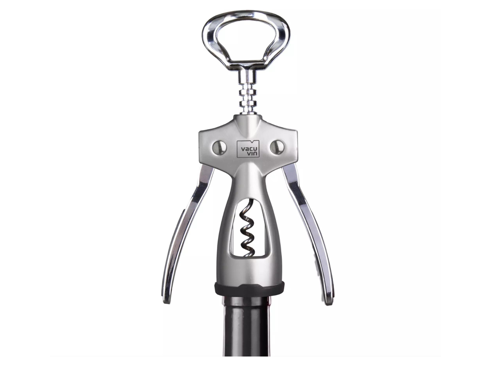 Vacu Vin Corkscrew Winged - Silver