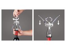 Vacu Vin Corkscrew Winged - Silver