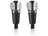 Vacu Vin Wine Pourer and Wine Stopper - 2-in-1 - Black - 2 Pieces