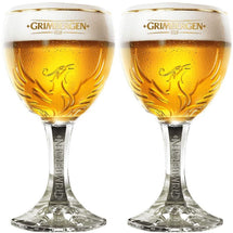 Grimbergen Bierglas op Voet - 330 ml - 2 stuks