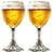 Grimbergen Bierglas op Voet - 330 ml - 2 stuks