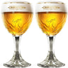 Grimbergen Bierglas op Voet - 330 ml - 2 stuks