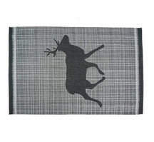 KOOK Tea towel Deer Grey 50 x 50 cm