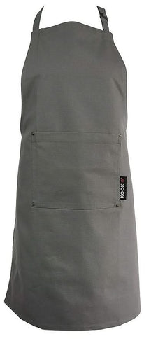 KOOK Kitchen Apron Uni Grey 90 x 70 cm