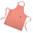 KOOK Kitchen Apron Washed Uni Pink 90 x 70 cm