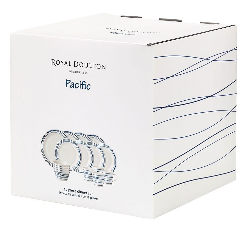 Royal Doulton Dinnerware Set Pacific Lines 16-Piece