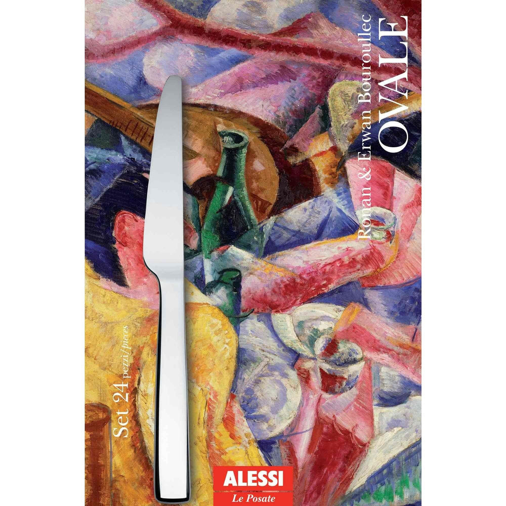 Alessi Bestekset Ovale - REB09S24 - 24-delig / 6 personen - door Ronan & Erwan Bouroullec