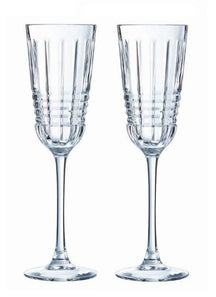 Cristal d'Arques Champagne Glasses Rendez-Vous 170 ml - 2 Pieces