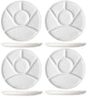 Cosy & Trendy Gourmet plates 6 compartments ø 23.5 cm - 4 Pieces