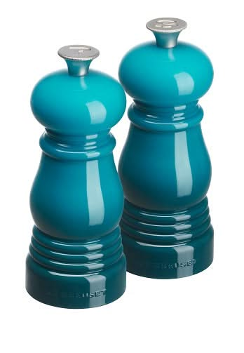 Le Creuset Mini Peper- en Zoutset - Deap Teal - 12 cm