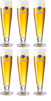 Bavaria Beer Glass on Foot 250 ml - 6 Pieces