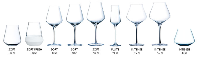 Chef & Sommelier Champagne Glasses Reveal Up 210 ml - 6 Pieces