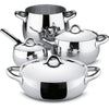 Alessi Pannenset Mami - SG100S7 - 4 delige set - door Stefano Giovannoni