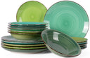 Studio Tavola Dinnerware Set Summer Green 18-piece