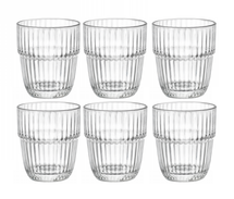 Bormioli Rocco Cocktail Glasses / Whiskey Glasses / Water Glasses Barshine - 395 ml - 6 Pieces