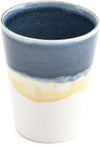 Salt & Pepper Beker Flow - blauw - 370 ml - 4 stuks