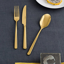 Sambonet Cutlery Set Linear Gold 30-Piece