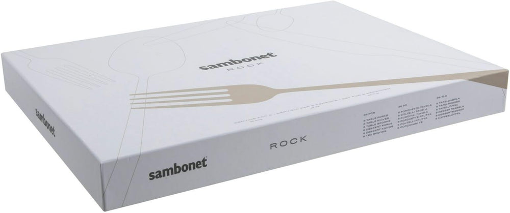 Sambonet Cutlery Set Rock Gold 36-Piece