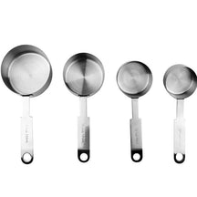 Sareva Measuring Scoops - Stainless Steel - 4-piece