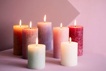 Bolsius Pillar Candle Rustic Soft Pearl - 13 cm / ø 7 cm