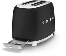 SMEG Broodrooster - 2 sleuven - mat zwart - TSF01BLMEU