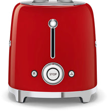 SMEG Broodrooster - 2 sleuven - rood - TSF01RDEU