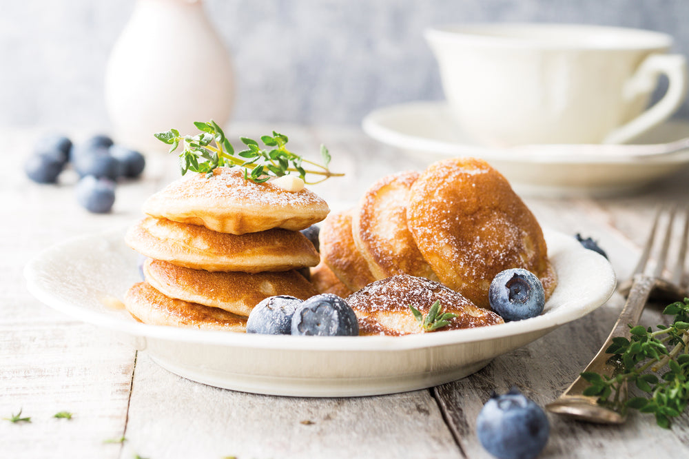 Fritel Bakplaten Set voor 15 Poffertjes / Blini's