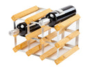 Traditional wine rack - Light oak - 9 bottles