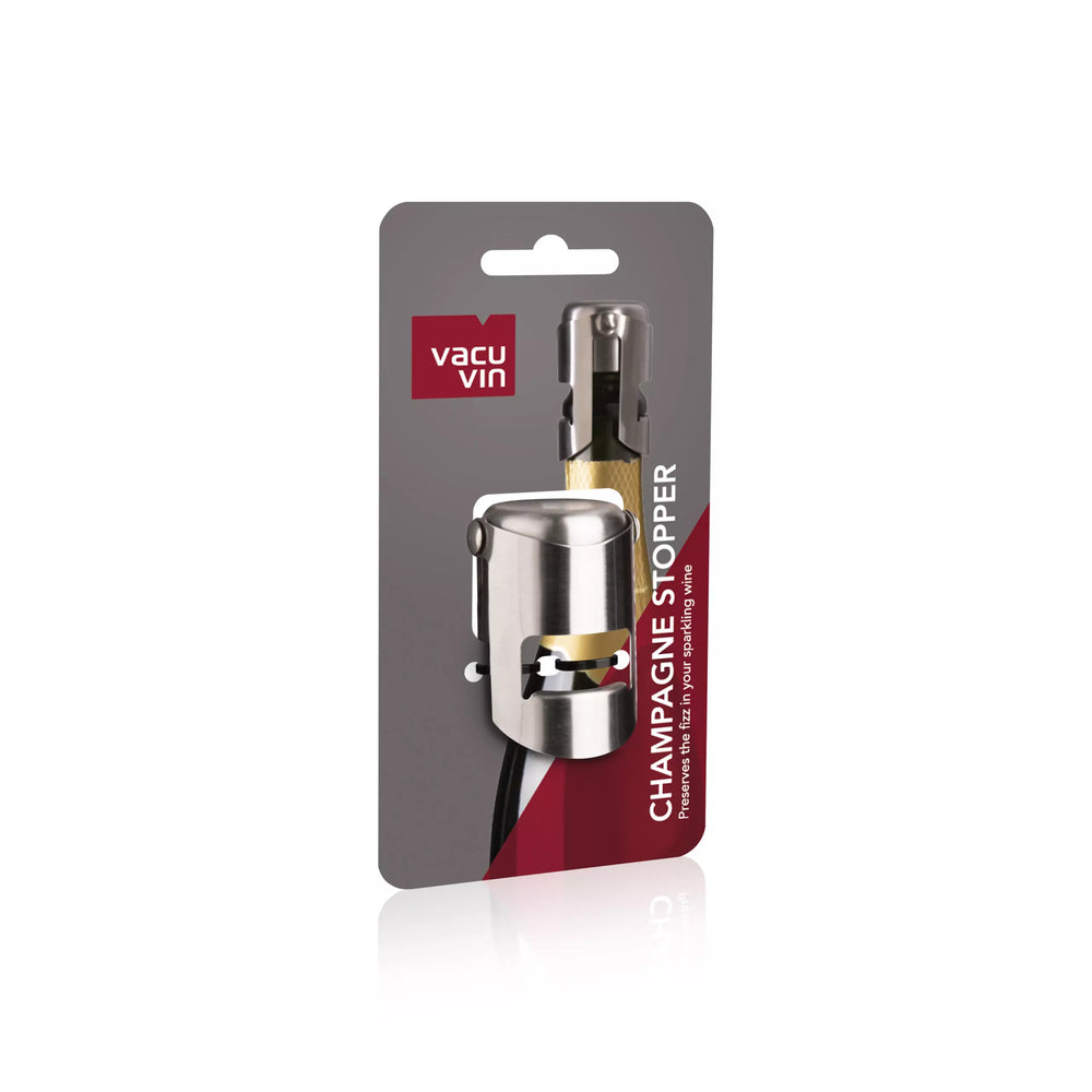 Vacu Vin Champagne Stopper - Zilver