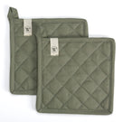 Walra Potholders Cook and Trial Army Green 20 x 20 cm - 2 Pieces