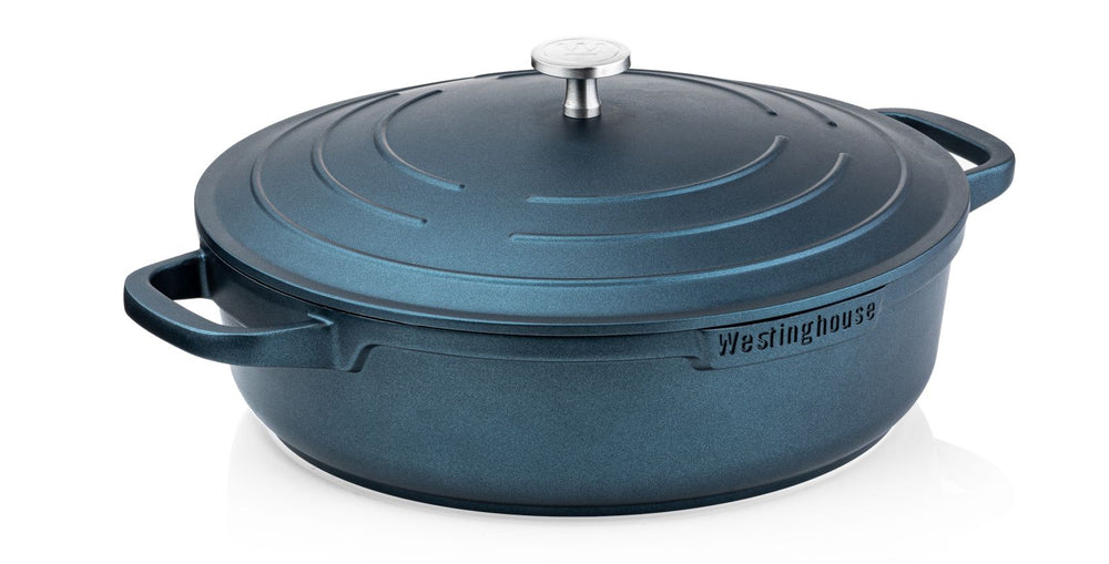 Westinghouse Hapjespan Performance - Bravery Blue - ø 28 cm / 4.1 liter - standaard anti-aanbaklaag