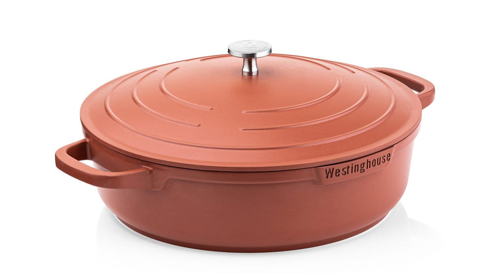 Westinghouse Skillet Performance Rebel Red - ø 28 cm / 4.1 Liter - standard non-stick coating