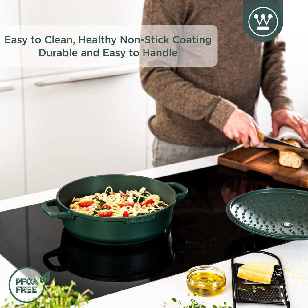 Westinghouse Skillet Performance Gracious Green - ø 28 cm / 4.1 Liter - standard non-stick coating