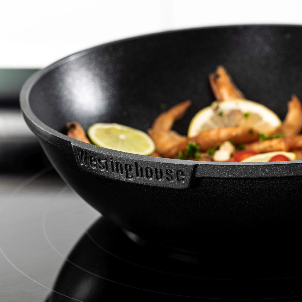 Westinghouse Wok pan Performance - Blissful Black - ø 28 cm - standard non-stick coating