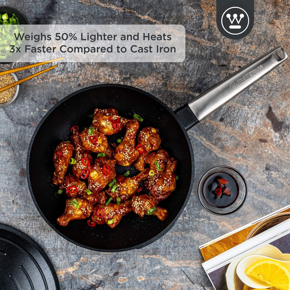 Westinghouse Wok pan Performance - Blissful Black - ø 28 cm - standard non-stick coating