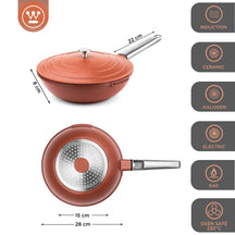 Westinghouse Wok Performance Rebel Red - ø 28 cm - standard non-stick coating