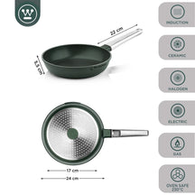 Westinghouse Frying Pan Performance Gracious Green - ø 24 cm - standard non-stick coating