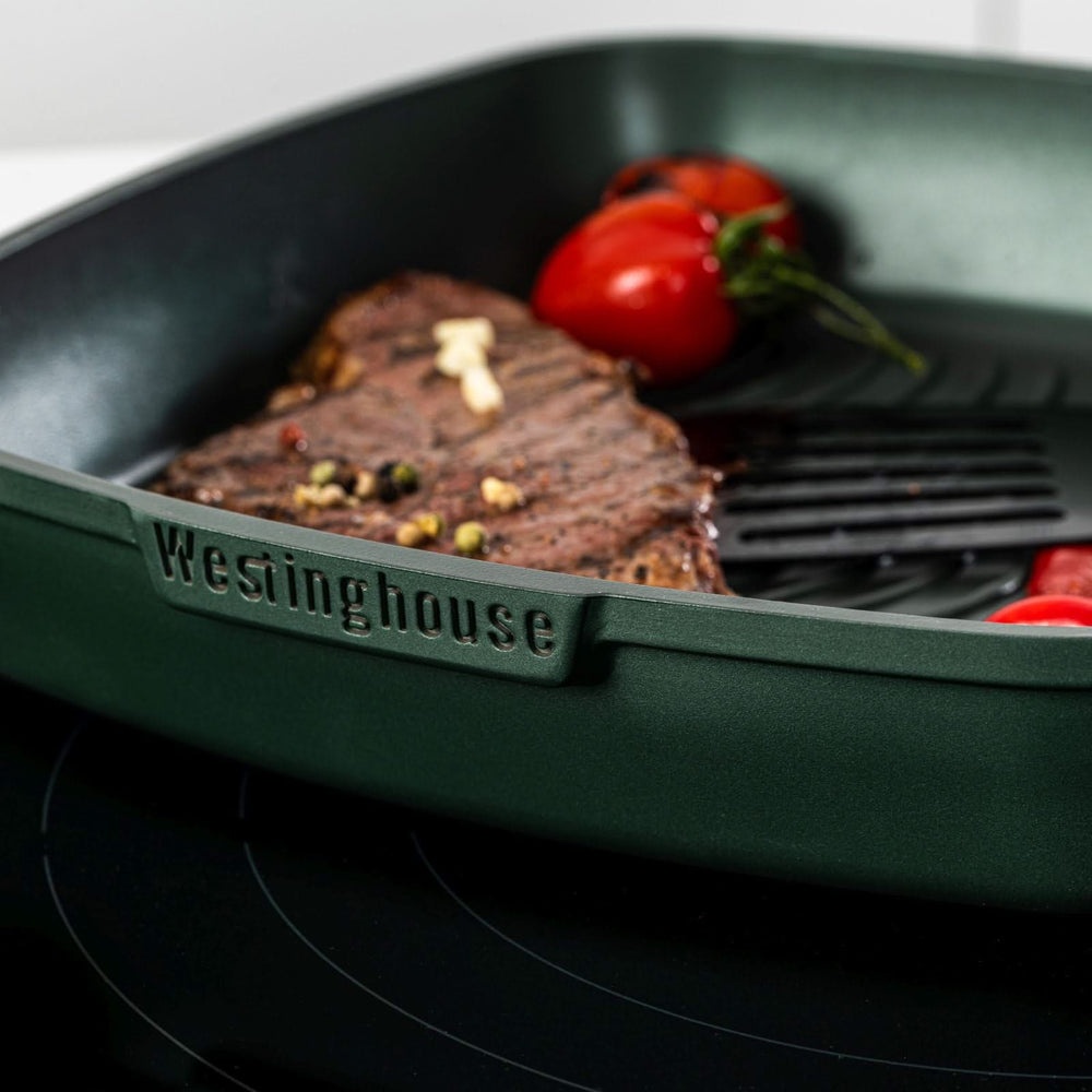 Westinghouse Griddle Pan Performance Gracious Green - 28 x 28 cm - standard non-stick coating