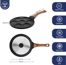 Westinghouse Pancake Pan - Black - ø 26 cm - Standard non-stick coating