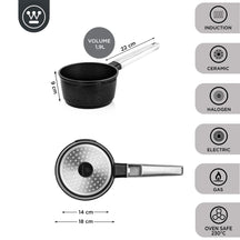 Westinghouse Saucepan Performance Blissful Black - ø 18 cm / 1.9 Liter