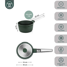 Westinghouse Saucepan Performance Gracious Green - ø 18 cm / 1.9 Liter