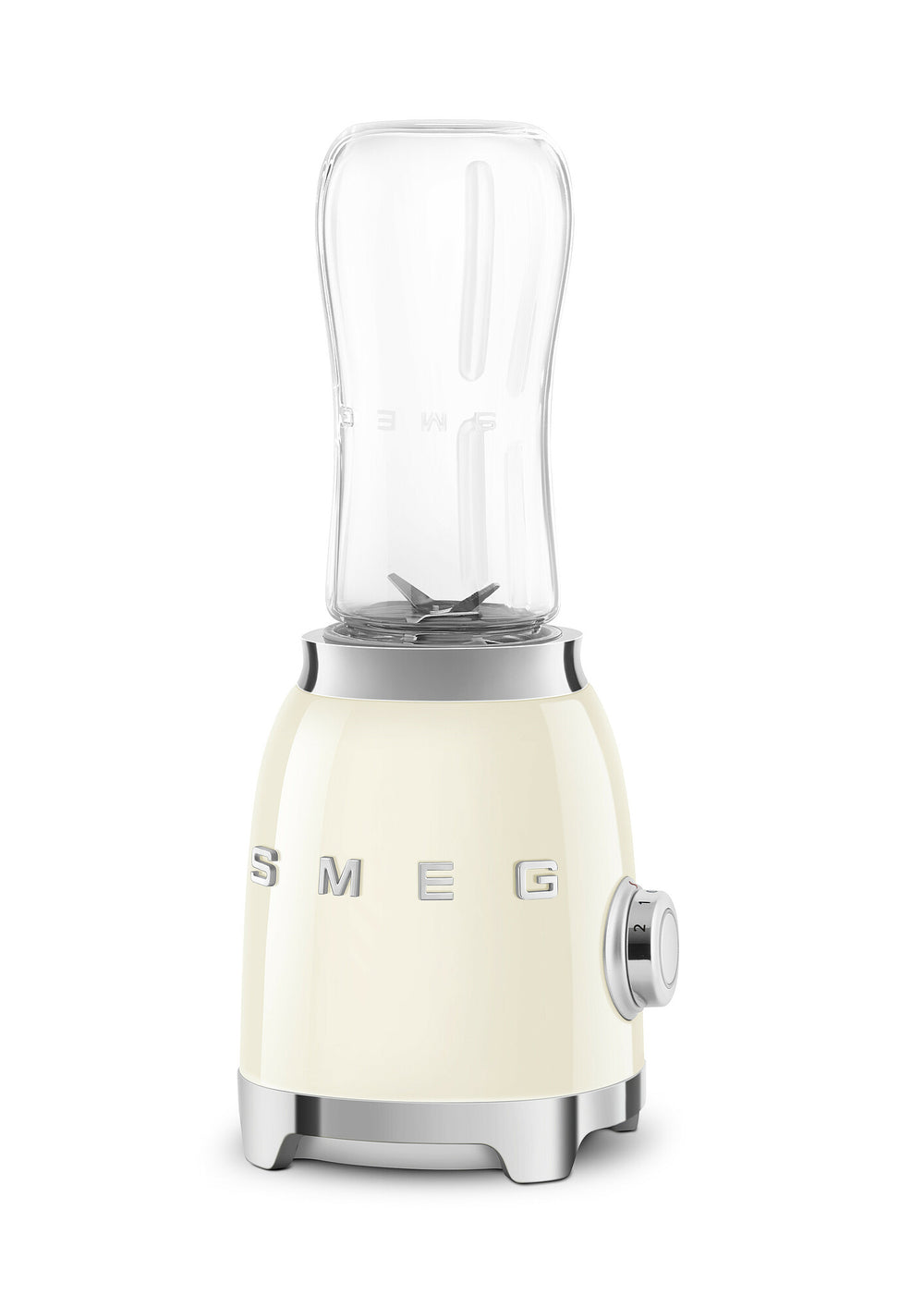 SMEG Smoothie Blender - compact - Creme - 600 ml - PBF01CREU