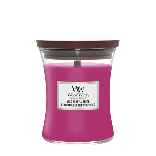 WoodWick Scented Candle Medium Wild Berry & Beets - 11 cm / ø 10 cm