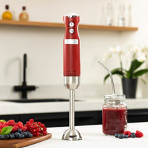 Westinghouse Hand Blender Retro Collections - 600 W - Cranberry Red - WKHBS270RD