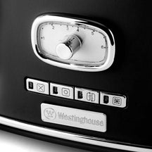 Westinghouse Toaster Retro Collections - 4 slices- liquorice black - WKTTB809BK