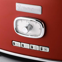 Westinghouse Toaster Retro Collections - 2 slice - cranberry red - WKTTB857RD