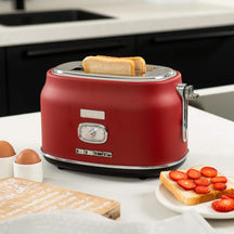 Westinghouse Toaster Retro Collections - 2 slice - cranberry red - WKTTB857RD