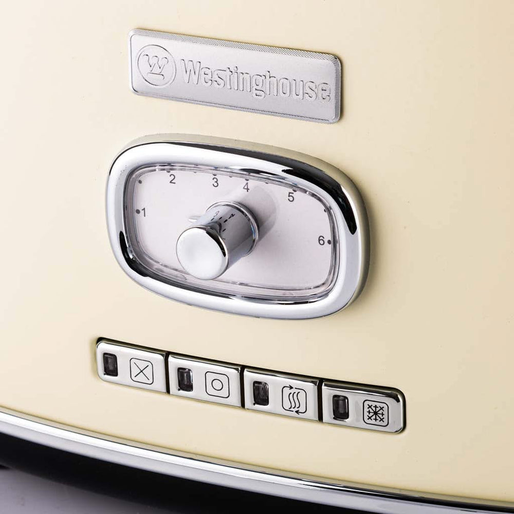 Westinghouse Toaster Retro Collections - 2 slices - vanilla white - WKTTB857WH