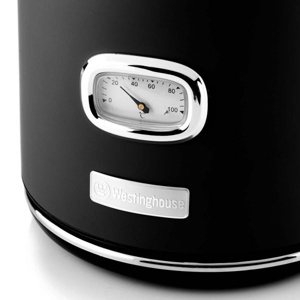 Westinghouse Waterkoker Retro Collections - 2200 W - liquorice black - 1.7 liter - WKWKH148BK